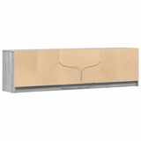 TV Cabinet with LED Grey Sonoma 180x34x50 cm Engineered Wood 3307917
