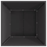 Fire Pit Black 60 x 60 x 35 cm Steel 858910