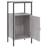 ZNTS Bedside Cabinets 2 pcs Grey Sonoma 41x31x80 cm Engineered Wood 825930