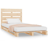 Bed Frame without Mattress 75x190 cm Small Single Solid Wood Pine 3120157