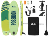 Inflatable Stand Up Paddle Board POSEIDON Green PVC 42039119