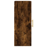 Wall Mounted Cabinet Smoked Oak 34.5x34x90 cm 828849