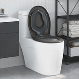 Toilet Seat Anthracite 47 x 37 x 4 cm Duroplast 42002350