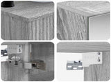 Bathroom Furniture Set 6 pcs Grey Sonoma 3407116