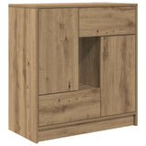 Sideboard with Drawers and Doors Artisan Oak 70.5x34x74.5 cm 861849