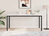 Bar Table White 180 x 90 x 105 cm Solid Pine Wood 892812