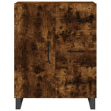 Highboard Smoked Oak 69.5x34x180 cm Engineered Wood 3195928