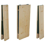Folding Beer Table with 2 Benches 220 cm Fir Wood 42207