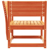 Garden Chair Wax brown Solid pine wood Standard Modular 844676