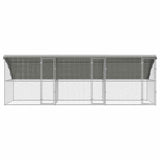 Chicken Cage 3 pcs Silver 600 x 200 x 200 cm Galvanised Steel 3368315
