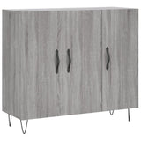 Sideboard Grey Sonoma 90x34x80 cm Engineered Wood 828106