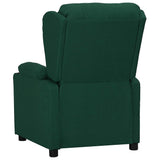 Recliner Chair Dark Green Fabric 339054