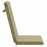 High Back Chair Cushion GEMERT 2 pcs 100% Polyester Light Green 945864