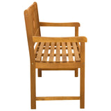 Outdoor Bench Natural 110 x 55.5 x 90 cm Solid Acacia Wood 42028089