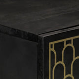 Highboard 40x33x110 cm Solid Wood Mango 358349