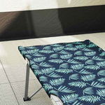 Folding Camping Bed Leaf pattern 62 x 194 x 42 cm Oxford fabric 42003121