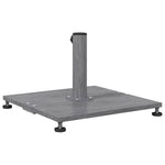 Outdoor Umbrella Base Dark grey wood look 45 x 45 x 31 cm Steel 42009945