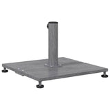 Outdoor Umbrella Base Dark grey wood look 45 x 45 x 31 cm Steel 42009945