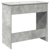 Desk Concrete Grey 80x40x75 cm Engineered Wood 860475