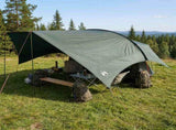Camping Tarp Water-resistant Army Green 695 x 580 x 200 cm 42028598