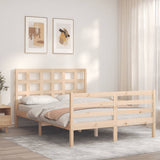Bed Frame without Mattress Small Double Solid Wood 3193956