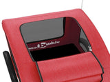 Pet Bike Trailer Red Oxford Fabric and Iron 93950
