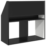 Kids Bookshelf Black 72.5 x 29.5 x 69 cm Engineered Wood 892380