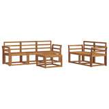 Outdoor Sofa Set 6 pcs Natural 3366007