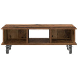 TV Stand Old Wood 100 x 35 x 35 cm Engineered Wood 891038