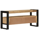 TV Cabinet 100x30x45 cm Solid Mango Wood 249858