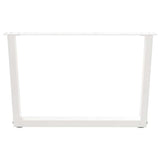 Coffee Table Legs V-Shape 2 pcs White 70x cm Steel 4012637