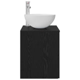 Wall-Mounted Sink Vanity Black Oak 49.5 x 41 x 64.5 cm 890263