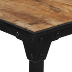 ZNTS Bar Table 60x55x107 cm Solid Rough Wood Mango 358939