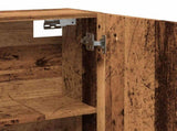 Bathroom Mirror Cabinet Old Wood 64x20x66.5 cm Engineered Wood 856940