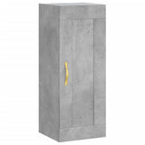 Highboard Concrete Grey 34.5x34x180 cm Engineered Wood 3200117