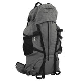ZNTS Hiking Backpack Grey 80 L Oxford Fabric 4009968