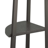 3-Tier Corner Shelf Black 45,5x31,5x120 cm 336390