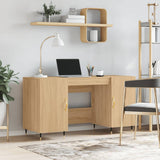 Desk Sonoma Oak 140x50x75 cm Engineered Wood 829527