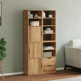 Side Cabinets 4 pcs "ODDA" 40x24x79 cm Solid Wood Pine 3365352
