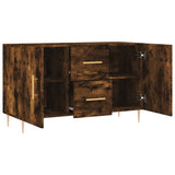 Sideboard Smoked Oak 100x36x60 cm Engineered Wood 828161