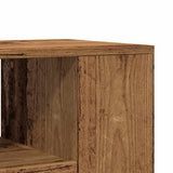 TV Cabinet with Wheels Old Wood 102x34.5x43 cm Engineered Wood 855990