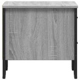 Bedside Cabinet Grey Sonoma 40x41x40 cm Engineered Wood 848510