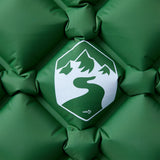 Inflating Camping Mattress 1-Person Green 190x58x6 cm 4007116