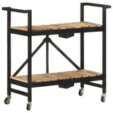 Kitchen Trolley 87x36x81 cm Solid Mango Wood 321710