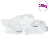 Garden Stones White 12 cm Glass 42025188