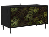 TV Cabinet ELBURG 69 x 33 x 50.5 cm Black Oak Engineered Wood 8007013