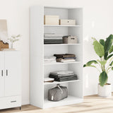 Wardrobe White 100x50x200 cm Engineered Wood 3307729