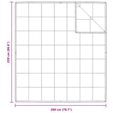 2-in-1 Duvet White 200 x 220 cm Down 42007671