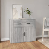 ZNTS Sideboard Grey Sonoma 80x33x70 cm Engineered Wood 816574