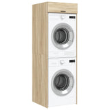 Wash Machine Cabinet Sonoma 67.5 x 68 x 200 cm Engineered wood 3422786